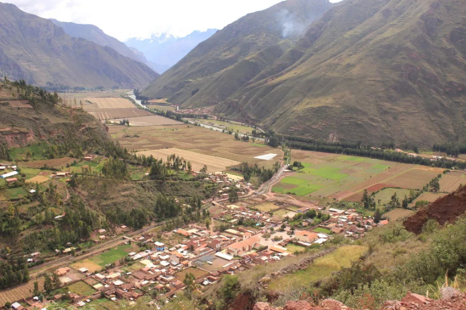 Una fotografía del valle de Pisac, entrada al Valle Sagrado.