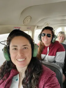 Foto de pasajeros en un vuelo sobre las Líneas de Nazca.png